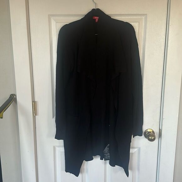 Guess women’s Maidan longline cardigan in black - Picture 5 of 7